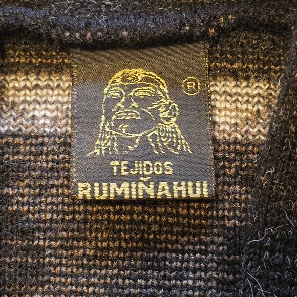 Vintage Tejido Ruminahui Sweater Mens Size XL Multi Grandpacore Heavy Heritage - Picture 4 of 10